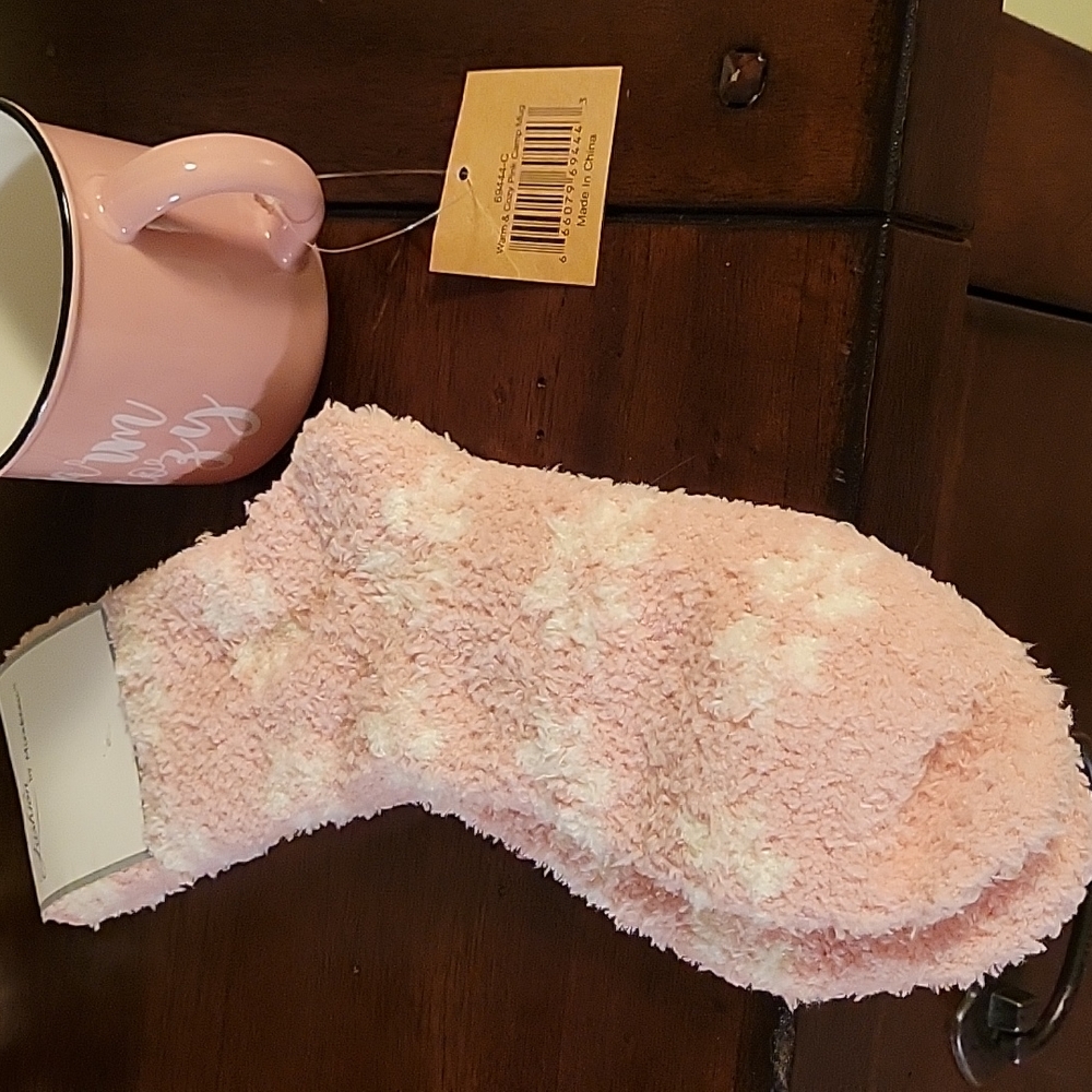 Great gift- mug and fuzzy socks - Picture 2 of 2